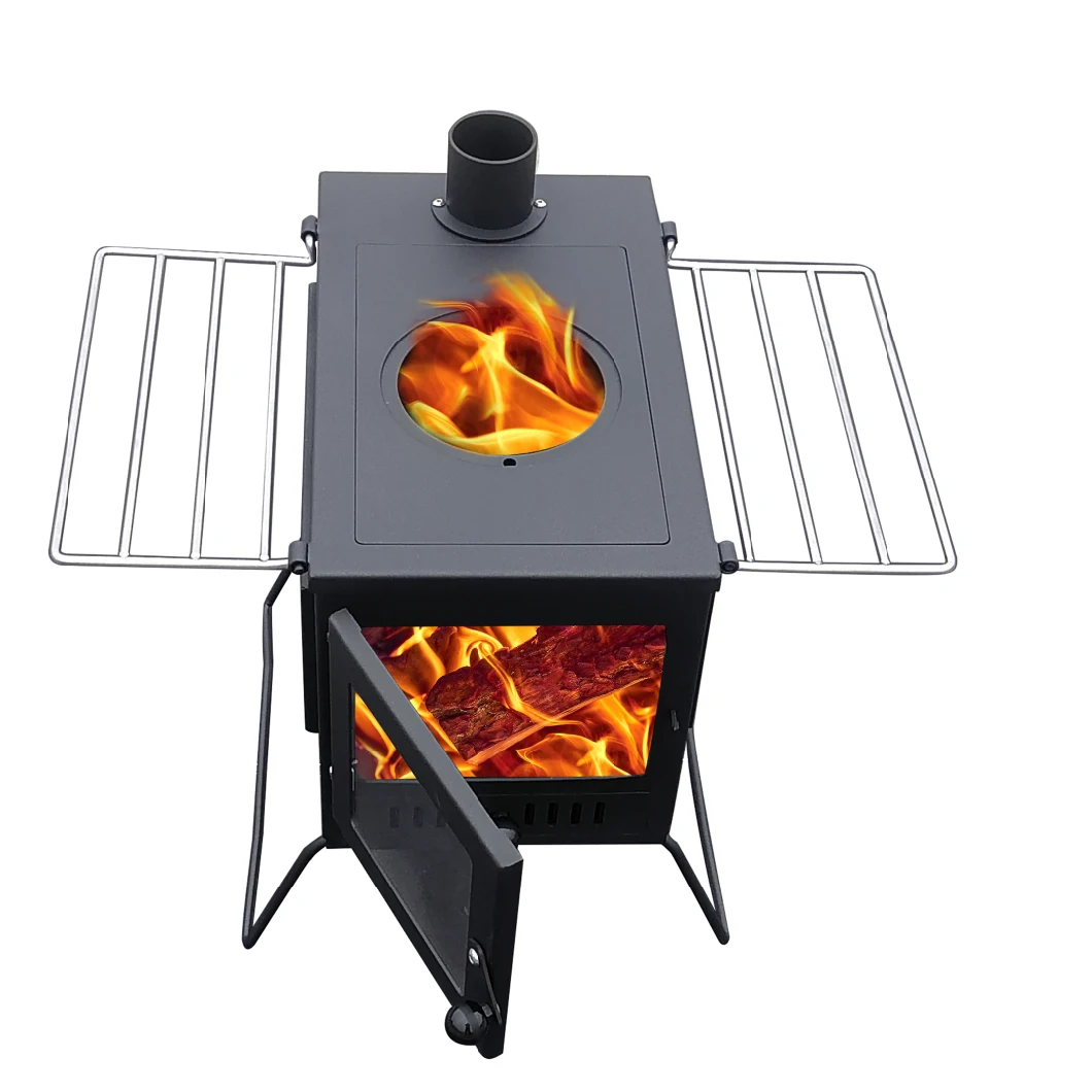 Lightweight Portable Tent Stove Solid Fuel Cooking Stove for Bell Tents