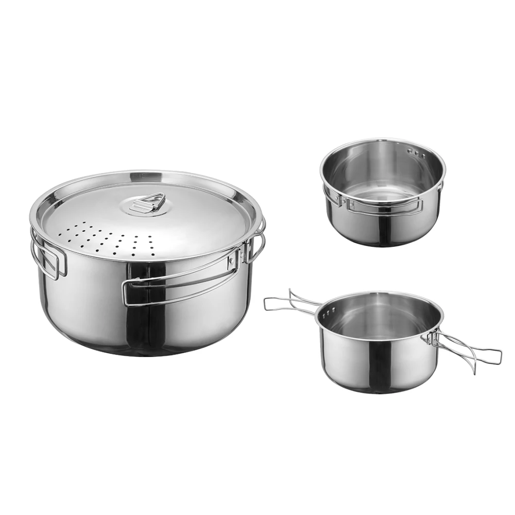 Portable Picnic Pot Pan Camping Cookware Set for Outdoor Hiking