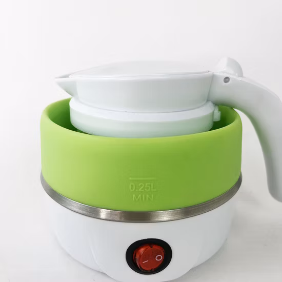 ベストセラー ミニ電気ケトル 折りたたみケトル 旅行やキャンプに最適 0.6L